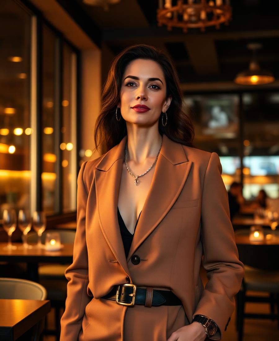 Traje adequado para jantar