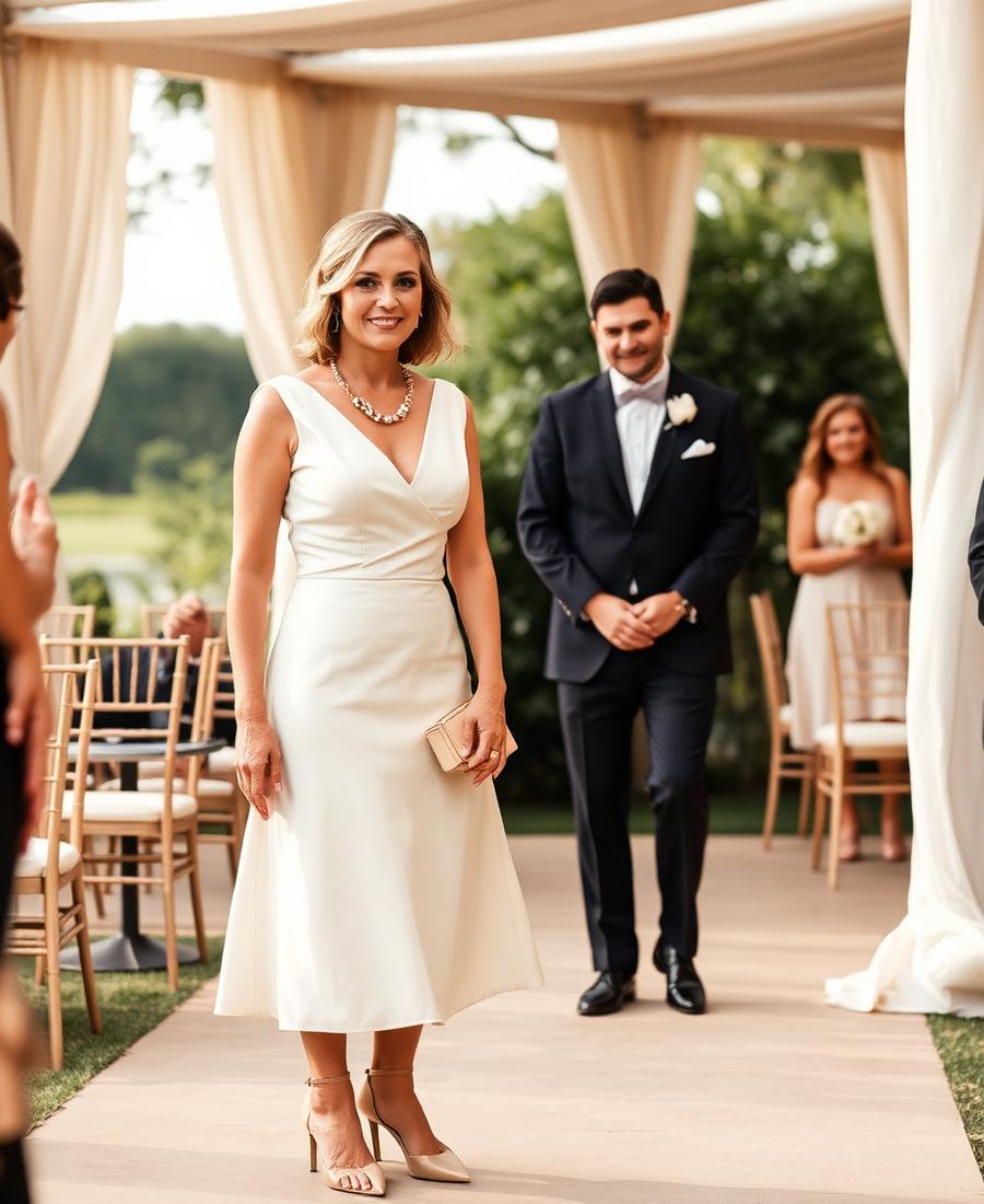 Traje adequado para casamento